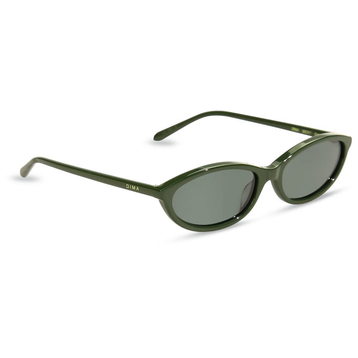 Dima Sunglasses Dina Dark Green Frame Green Lens 3