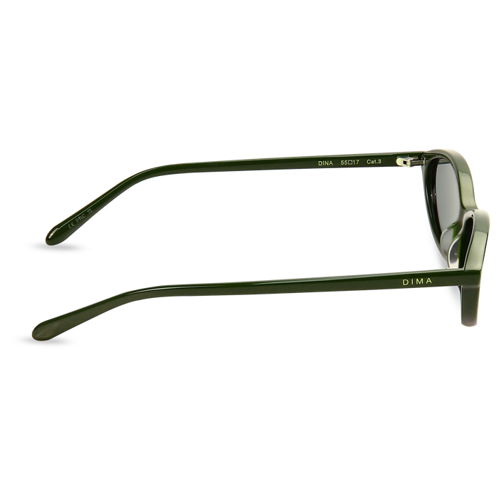 Dima Sunglasses Dina Dark Green Frame Green Lens 4