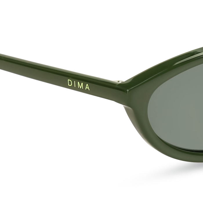 Dima Sunglasses Dina Dark Green Frame Green Lens 5