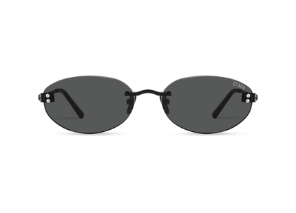 Dima Sunglasses Elara Black Frame Grey Lens 1