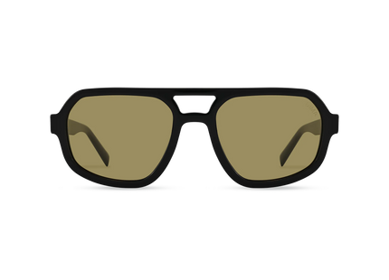 Dima Sunglasses Naomi Black Frame Olive Lens 1