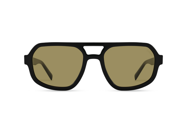 Dima Sunglasses Naomi Black Frame Olive Lens 1