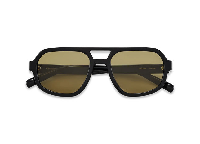 Dima Sunglasses Naomi Black Frame Olive Lens 2