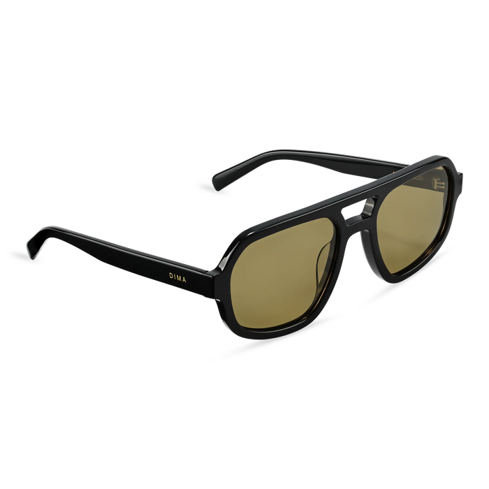 Dima Sunglasses Naomi Black Frame Olive Lens 3