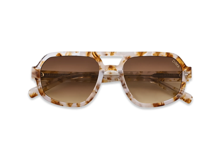 Dima Sunglasses Naomi Brown Pearl Frame Brown Gradient Lens 2