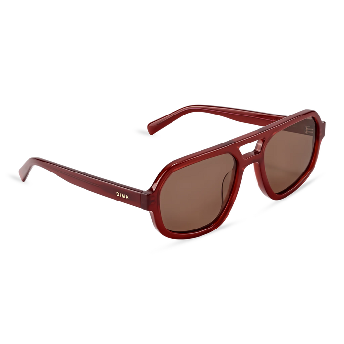 Dima Sunglasses Naomi Honey Marple Frame Warm Tea-brown Gradient Lens 3