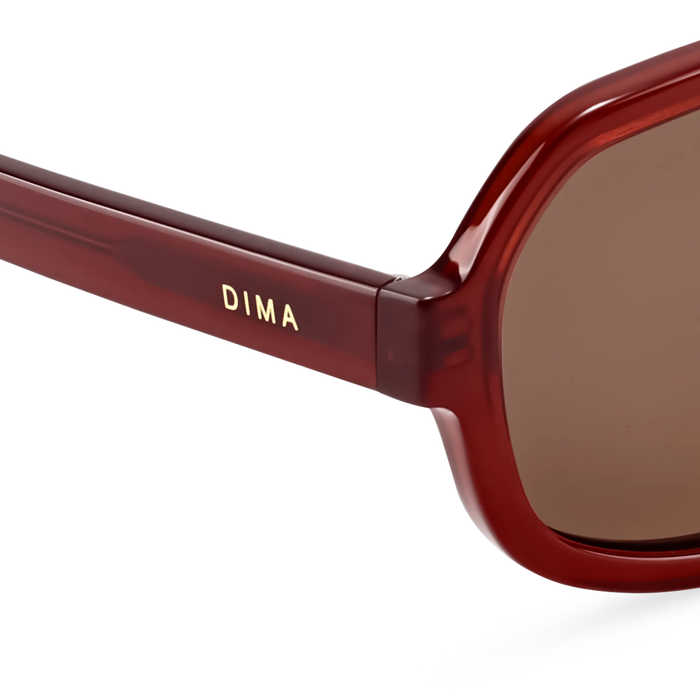 Dima Sunglasses Naomi Honey Marple Frame Warm Tea-brown Gradient Lens 5
