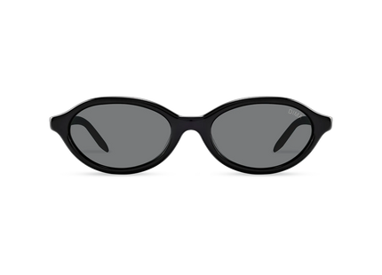 Dima Sunglasses Tess Black Frame Grey Lens 1