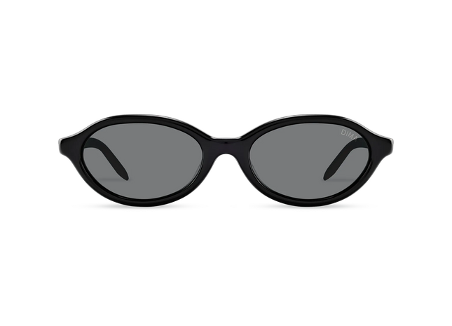 Dima Sunglasses Tess Black Frame Grey Lens 1