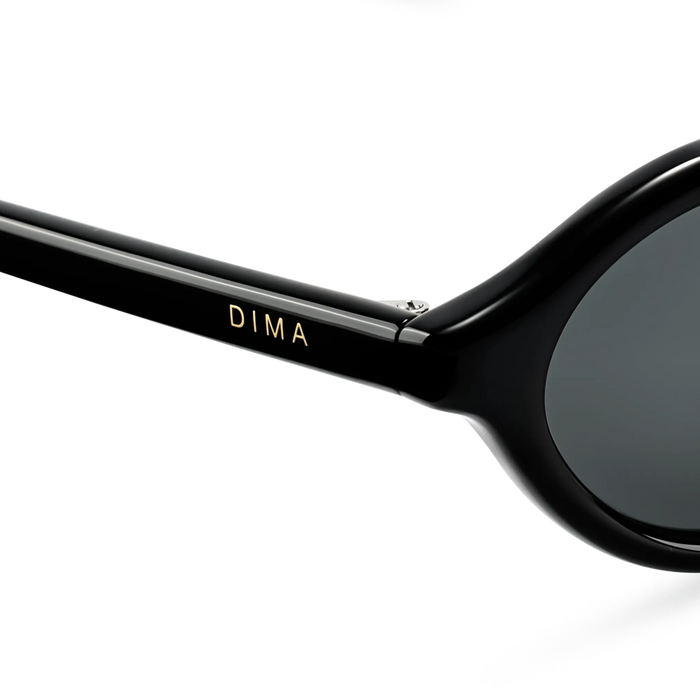 Dima Sunglasses Tess Black Frame Grey Lens 5