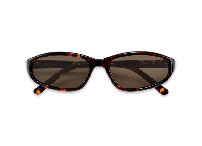 Dima Sunglasses Verve Dark Tortoise Frame Brown Lens 2