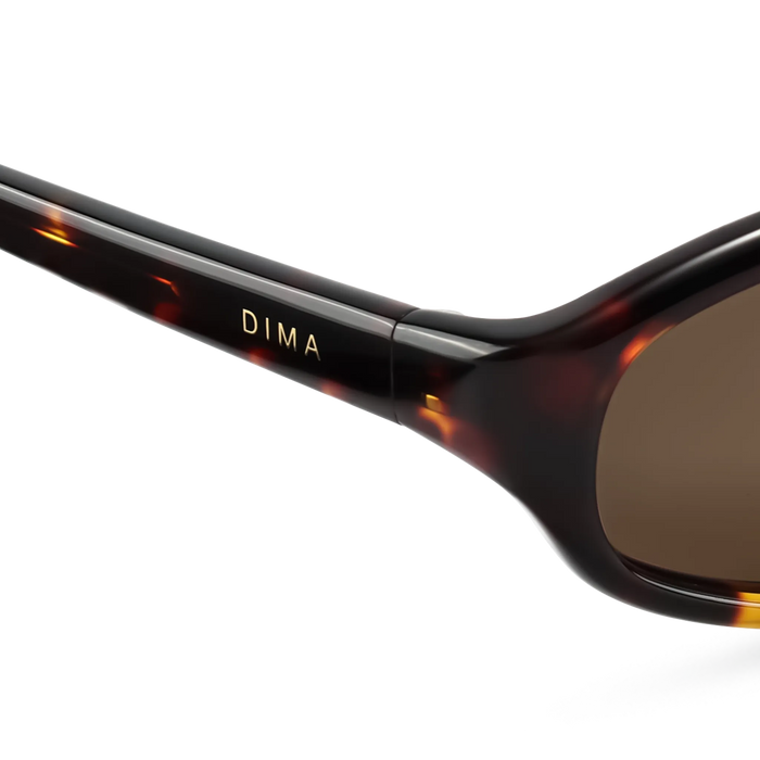 Dima Sunglasses Verve Dark Tortoise Frame Brown Lens 5