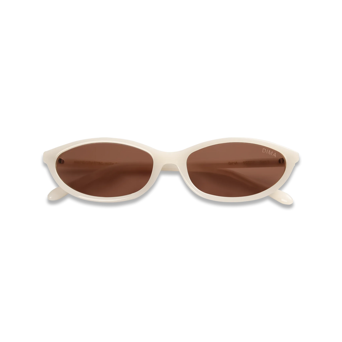  Dina milky white frame brown lens 2
