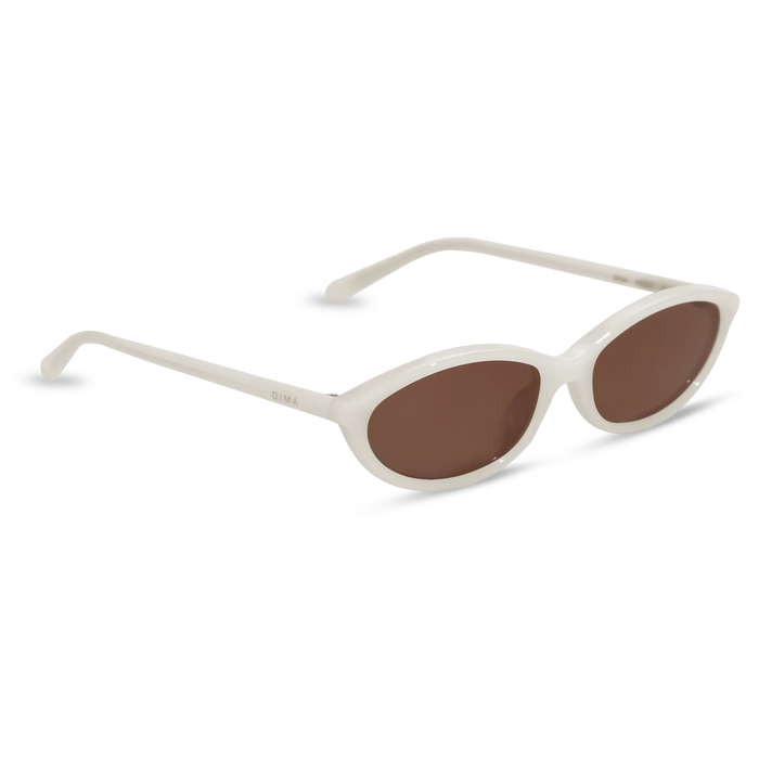  Dina milky white frame brown lens 3