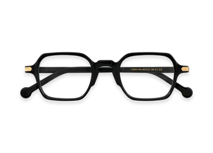 Eden Black Men's Square Glasses 1