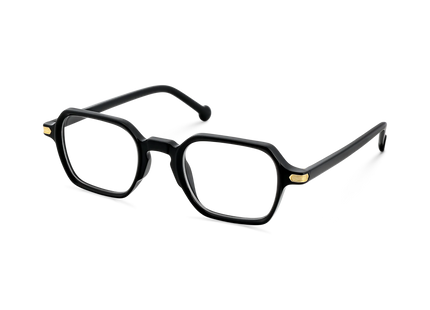 Eden Black Men's Square Glasses 3