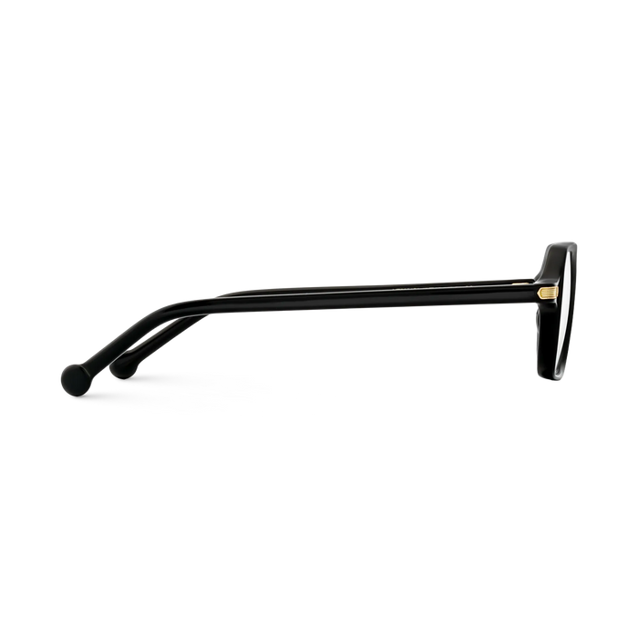 Eden Black Men's Square Glasses 4