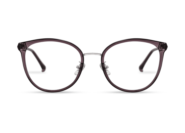 Edydology Melissa Crystal Purple Grey Glasses 1