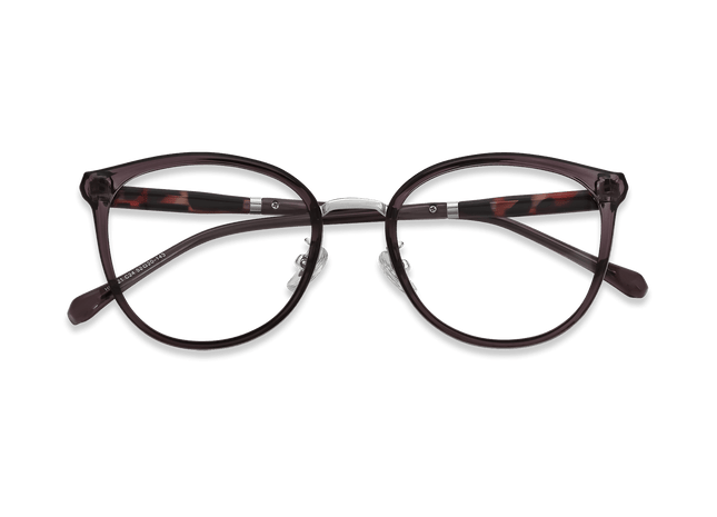 Edydology Melissa Crystal Purple Grey Glasses 2