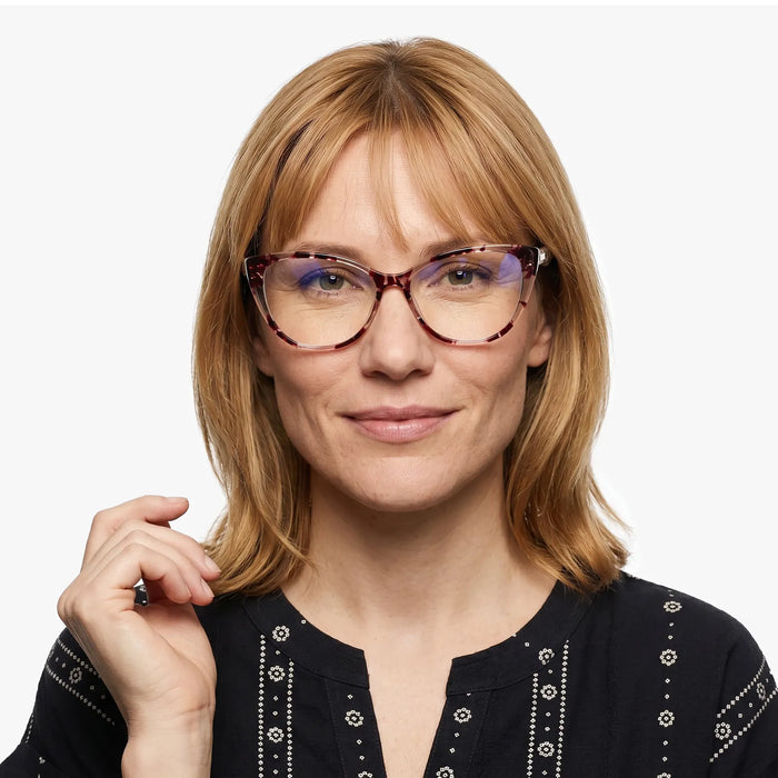 Eydology Aaron Pink Tortoise Glasses 3