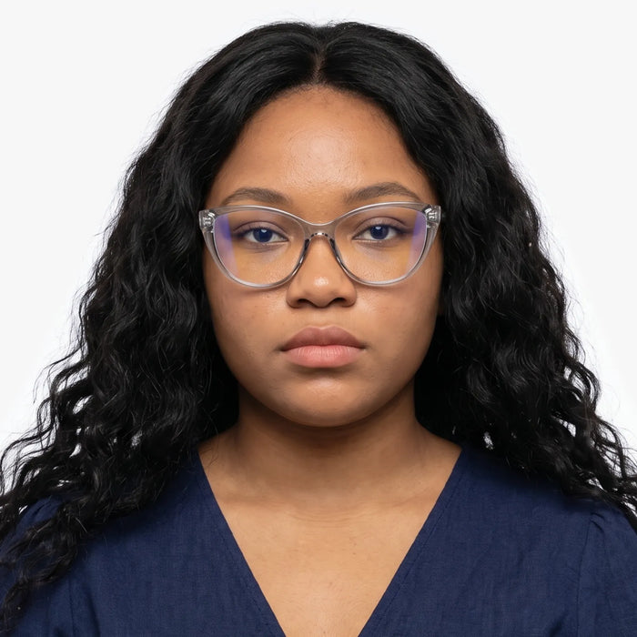 Eydology Aaron Transparent Grey Glasses 4