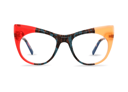Eydology Aarya Orange Eyewear 1