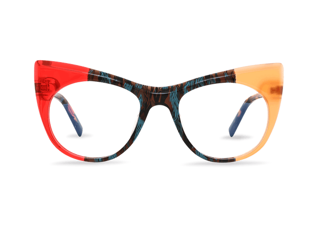 Eydology Aarya Orange Eyewear 1