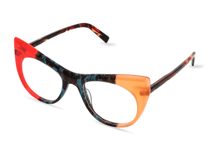 Eydology Aarya Orange Eyewear 2