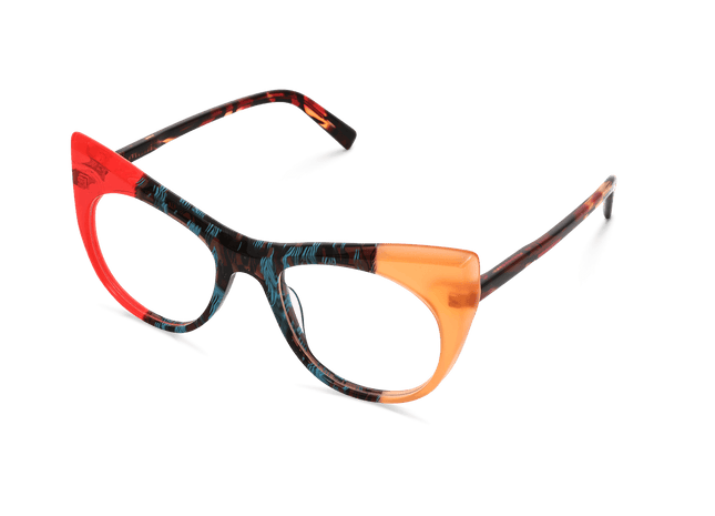 Eydology Aarya Orange Eyewear 2