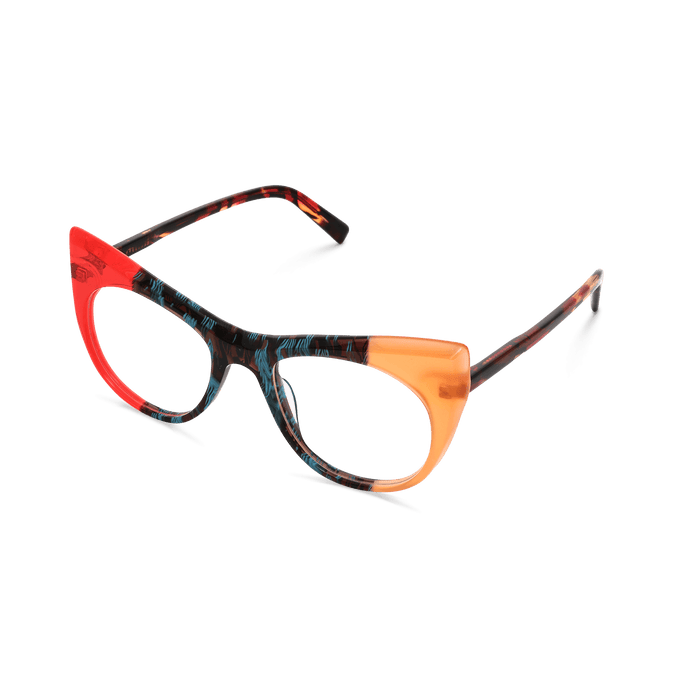Eydology Aarya Orange Eyewear 2