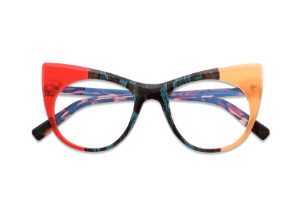 Eydology Aarya Orange Eyewear 3