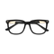 Eydology Abigail Black Square Eyeglasses 1
