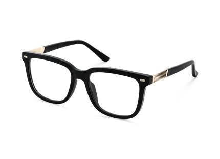 Eydology Abigail Black Square Eyeglasses 3