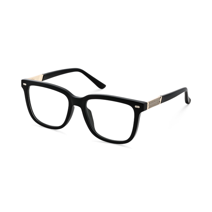 Eydology Abigail Black Square Eyeglasses 3