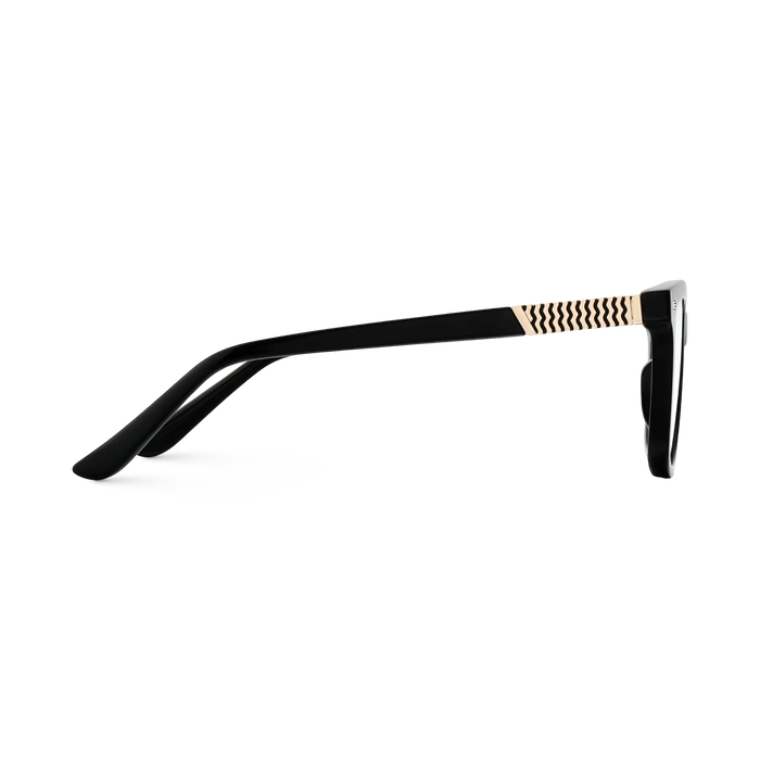 Eydology Abigail Black Square Eyeglasses 4