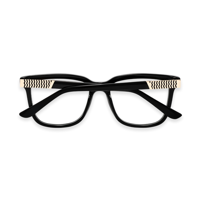 Eydology Abigail Black Square Eyeglasses 5