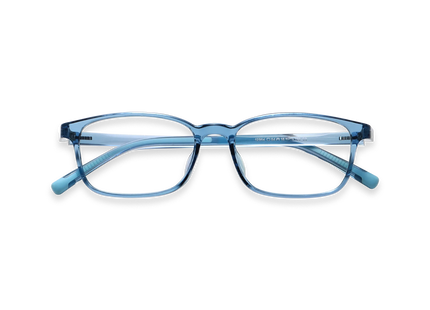 Eydology Addie Crystal Blue Kids Glasses 1