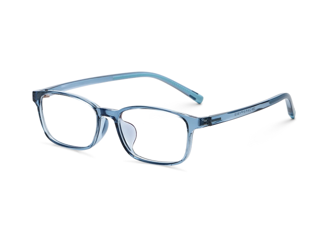 Eydology Addie Crystal Blue Kids Glasses 3