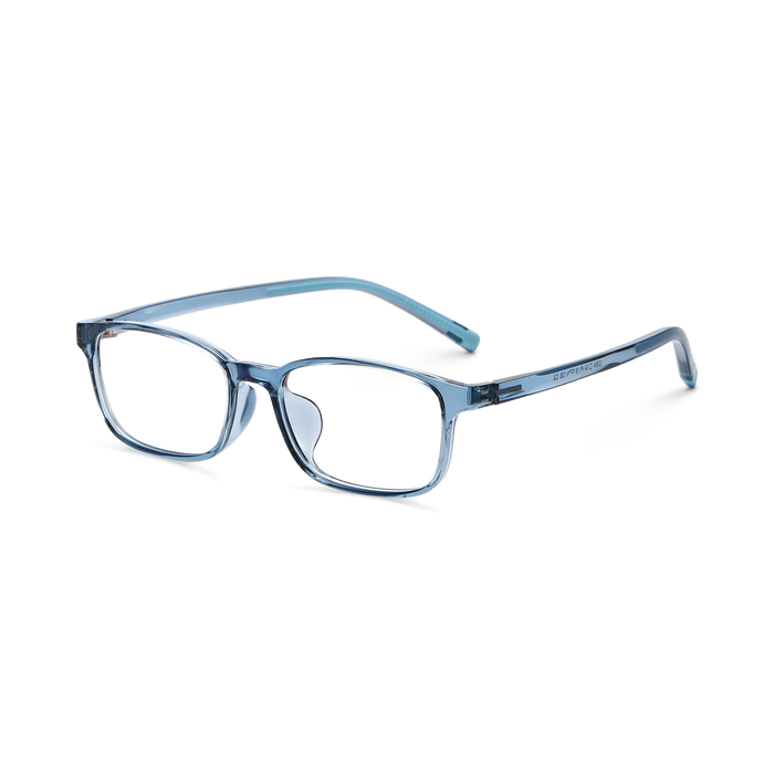 Eydology Addie Crystal Blue Kids Glasses 3