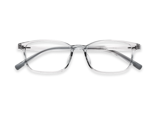 Eydology Addie Crystal Grey Kids Glasses 1