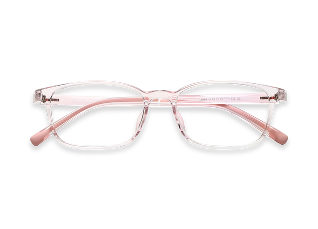 Eydology Addie Crystal Light Pink Kids Glasses 1