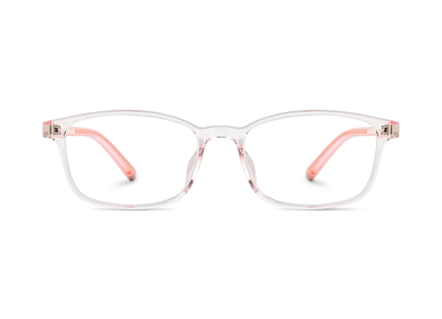 Eydology Addie Crystal Light Pink Kids Glasses 2