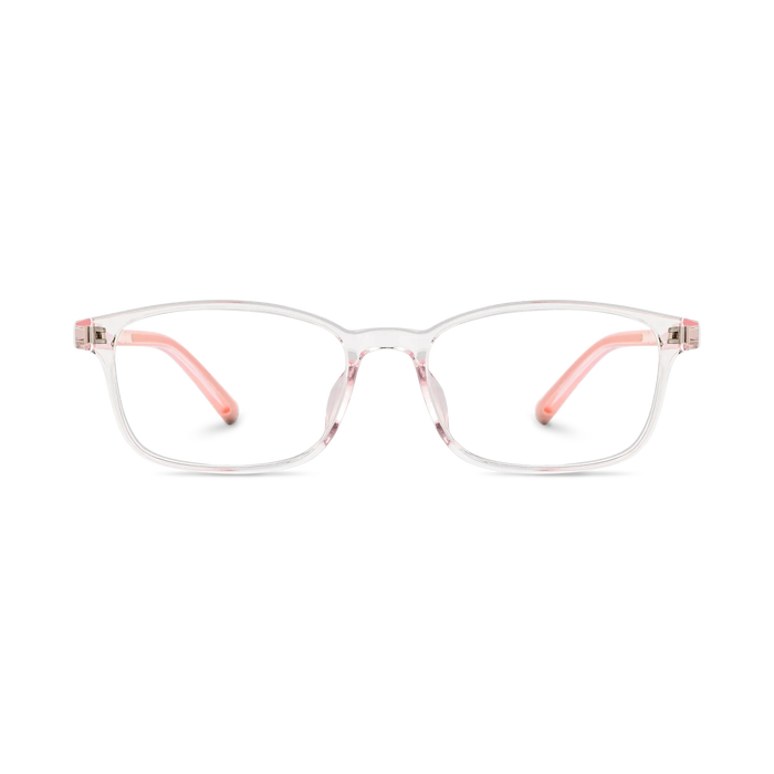 Eydology Addie Crystal Light Pink Kids Glasses 2