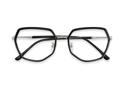 Eydology Addilynn Black/Silver Glasses 1