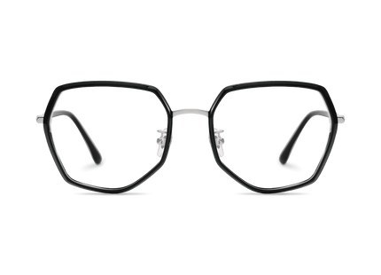 Eydology Addilynn Black/Silver Glasses 2