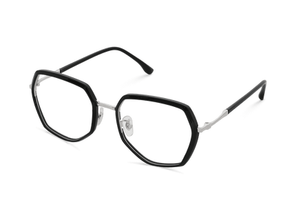 Eydology Addilynn Black/Silver Glasses 3