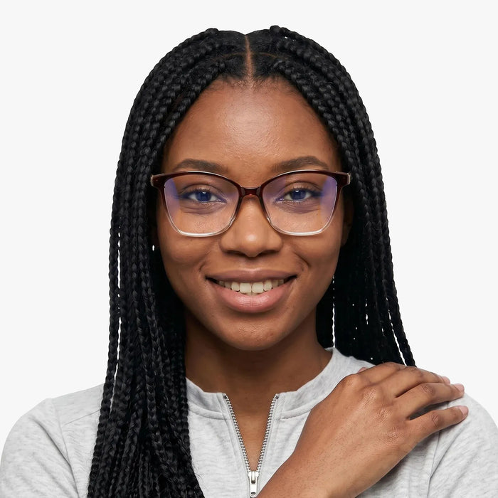 Eydology Adriel Gradient Rose Purple Glasses 3