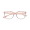 Eydology Adriel Transparent Pink Glasses 1