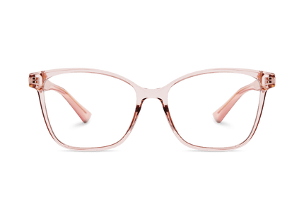Eydology Adriel Transparent Pink Glasses 2