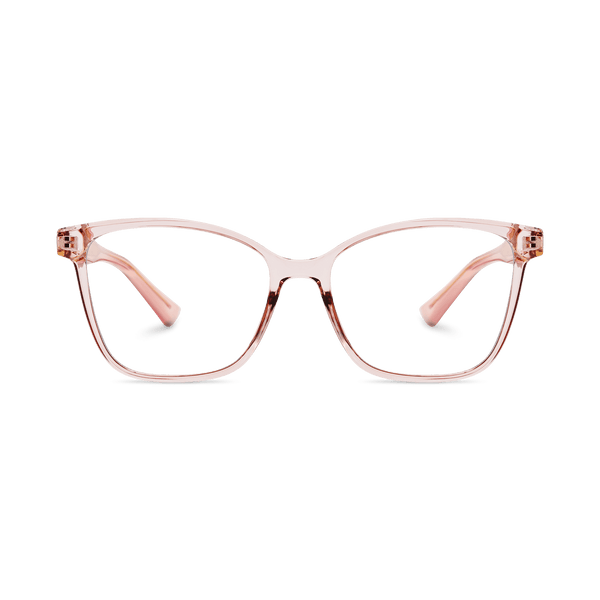 Eydology Adriel Transparent Pink Glasses 2